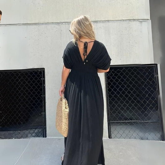 LM | Dara maxi dress with wide sleeves