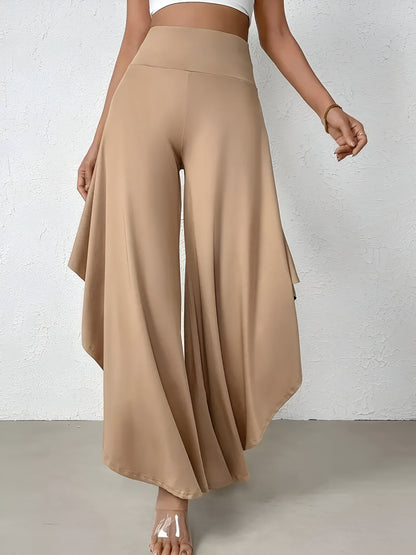 LD | Wijde broek met asymmetrisch shirt