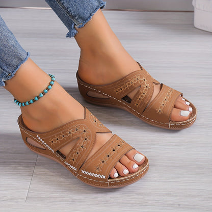 LD | Womens Wedge Fashion Sandalen