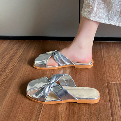 LD | Vierkante-Teen Gesloten-Teen Sandalen