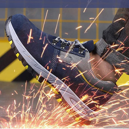 LM | Leather boots with steel toe cap and iron protection