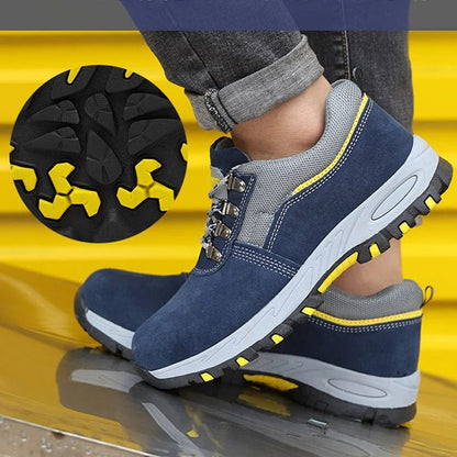 LM | Leather boots with steel toe cap and iron protection