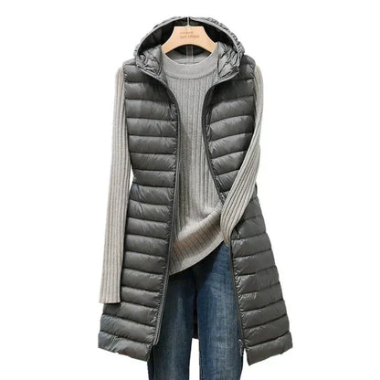 LD katoenen sweatshirt met capuchon voor dames