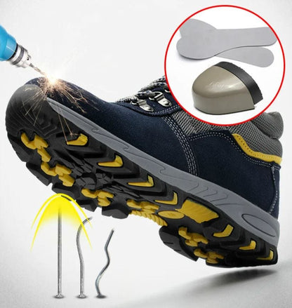 LM | Leather boots with steel toe cap and iron protection