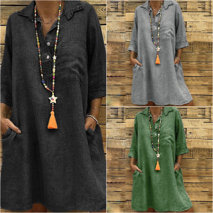 LM | Casual blouse dress