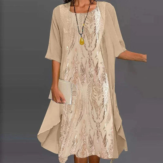 LM | A'leurs - Stylish unique print dress