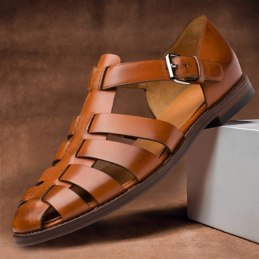 LD | holle gesp Romeinse sandalen