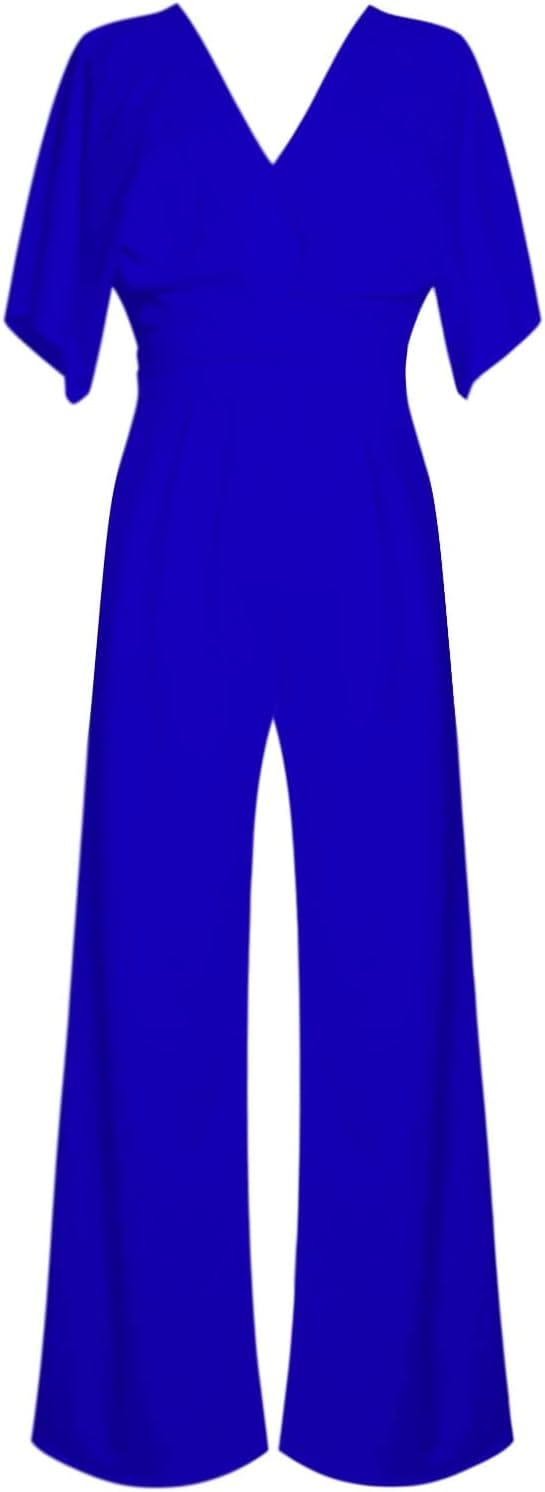 LM | Elegant V-neck jumpsuit