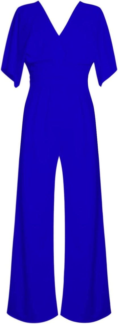 LM | Elegant V-neck jumpsuit
