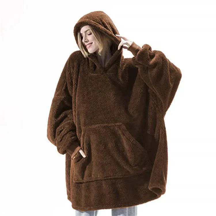 LD | Grote fleece trui met capuchon