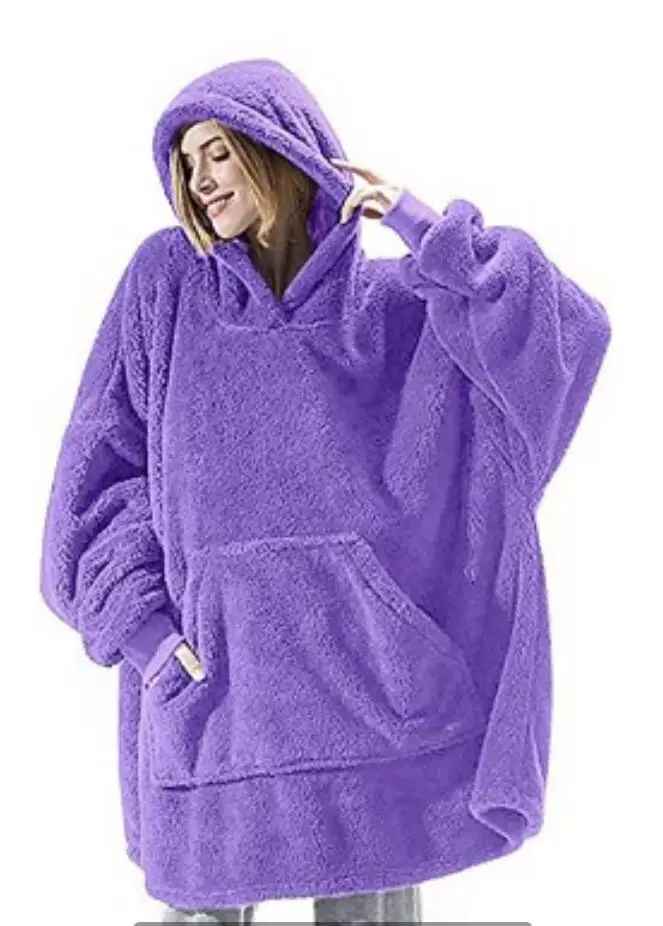 LD | Grote fleece trui met capuchon