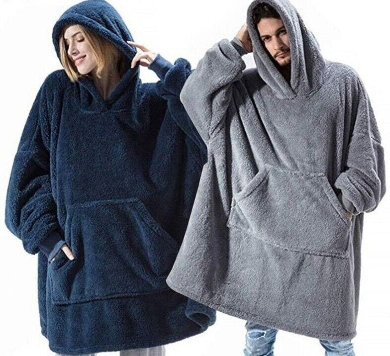 LD | Grote fleece trui met capuchon