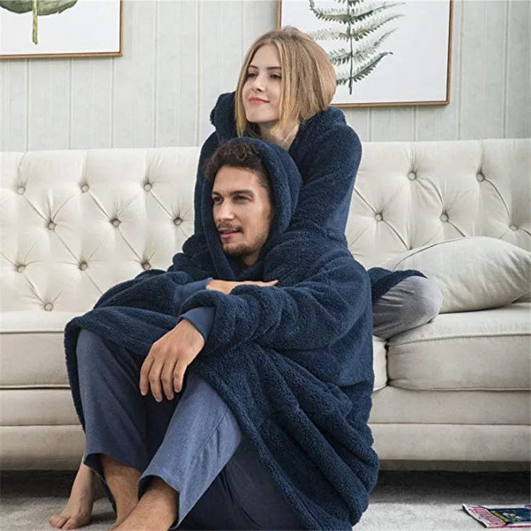 LD | Grote fleece trui met capuchon