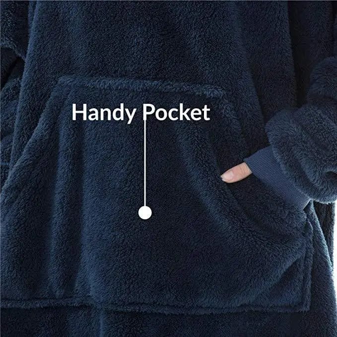 LD | Grote fleece trui met capuchon