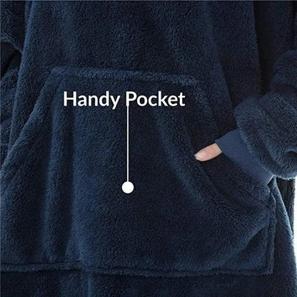 LD | Grote fleece trui met capuchon