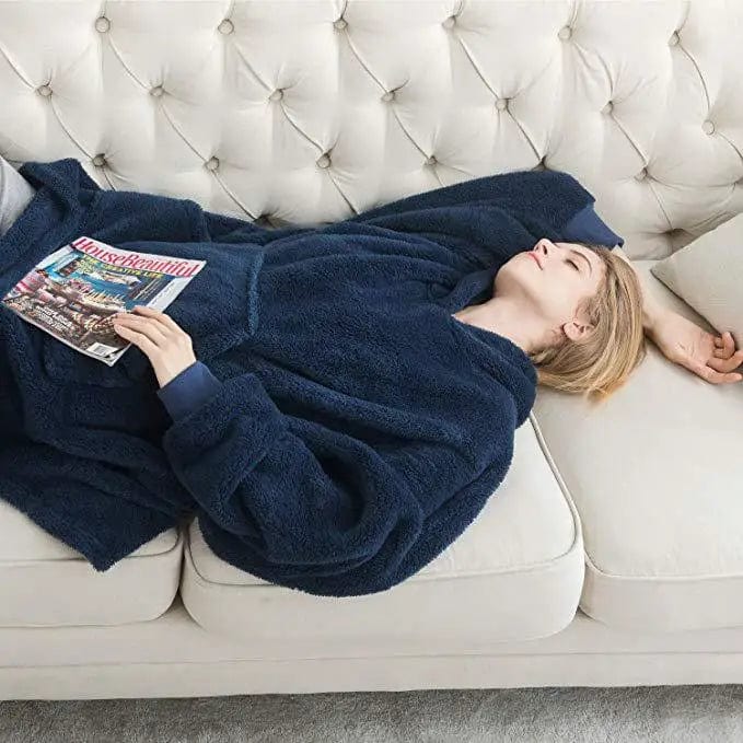LD | Grote fleece trui met capuchon