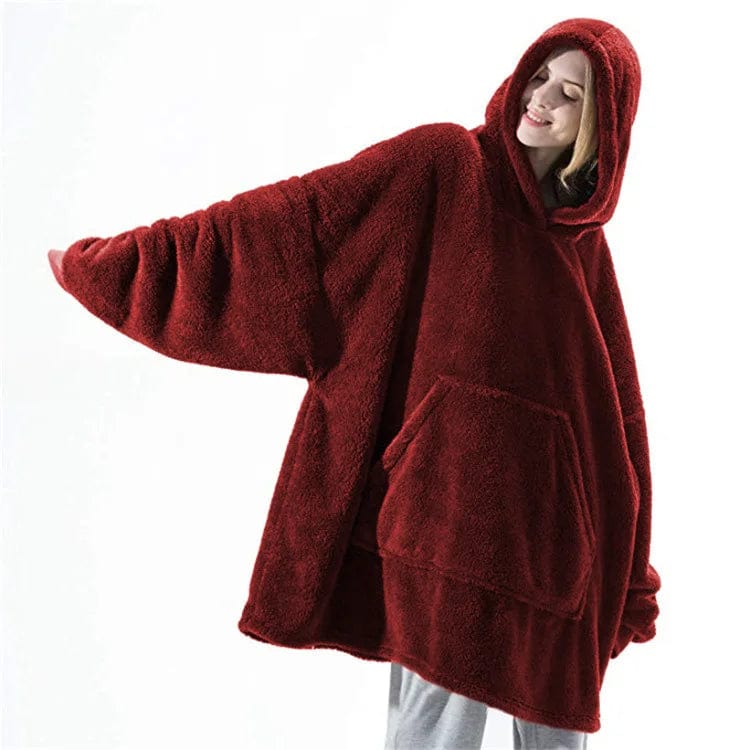 LD | Grote fleece trui met capuchon
