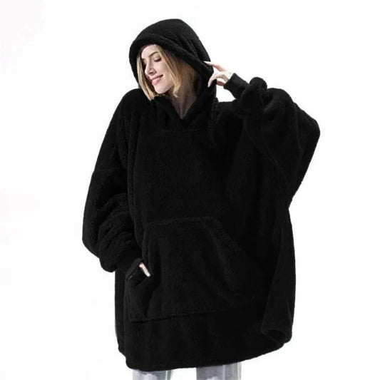 LD | Grote fleece trui met capuchon