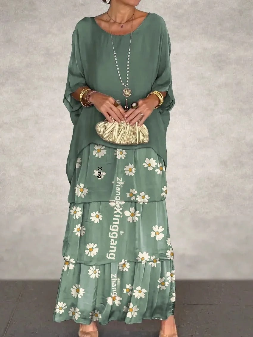 LM | Loose layered maxi dress