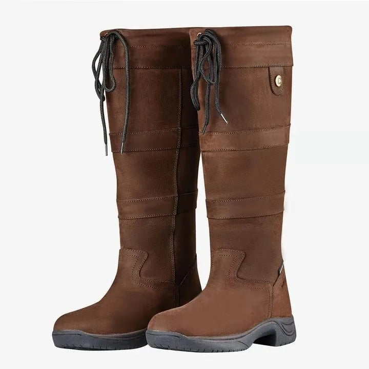 LM | Knee-high boho western boots
