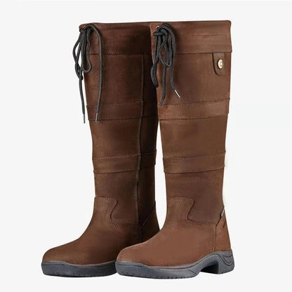 LM | Knee-high boho western boots