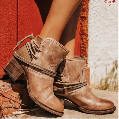 LM | Rustic boho wrap boots
