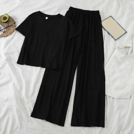 LD | T-shirt en broek met ronde hals