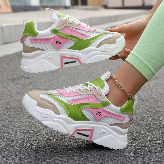 LM | Fashionable non-slip lightweight platform sneakers