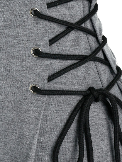 LD | Casual-chique midi-jurk met capuchon