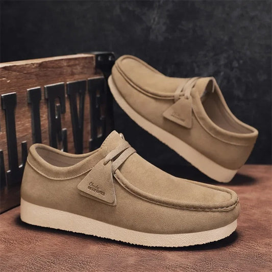 LM | Slip-on suede sneakers