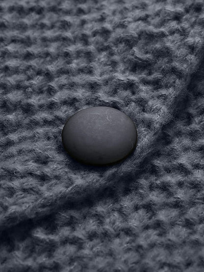 TS | Cardigan with hood in chunky knit