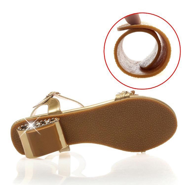 LD | Vrouwen Hakken Glimmende Sandalen