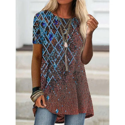 LM | Boho-inspired printed shirt
