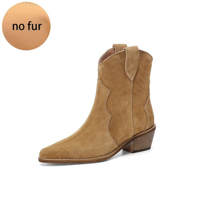 LM | Supported suede ankle boots