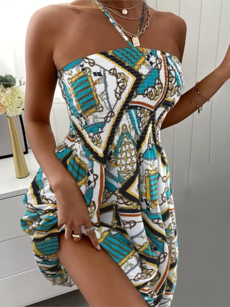 LM | Strappy mini dresses without sleeves