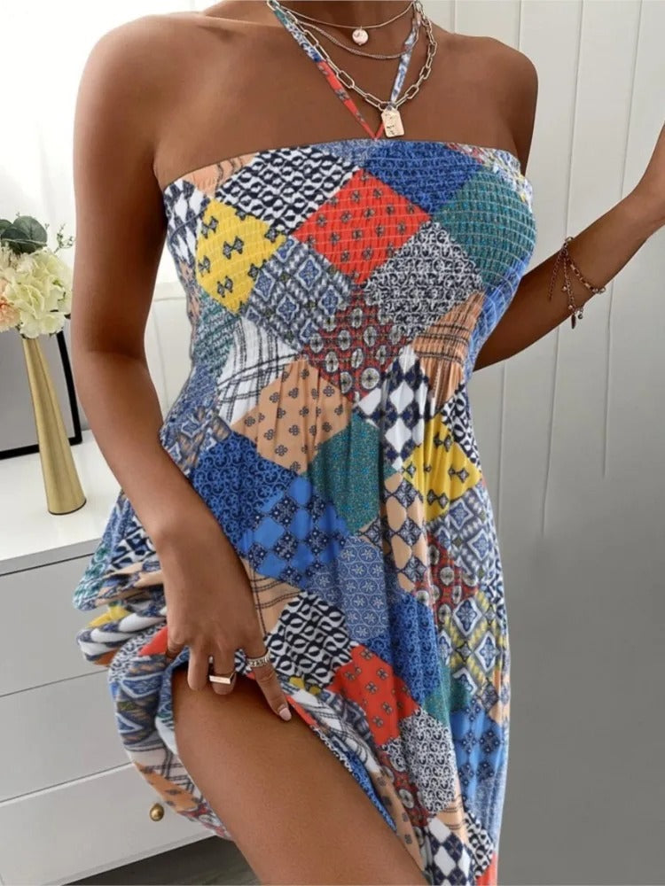 LM | Strappy mini dresses without sleeves