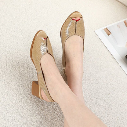 LD | Lederen sandalen voor dames