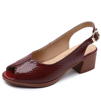 LD | Lederen sandalen voor dames