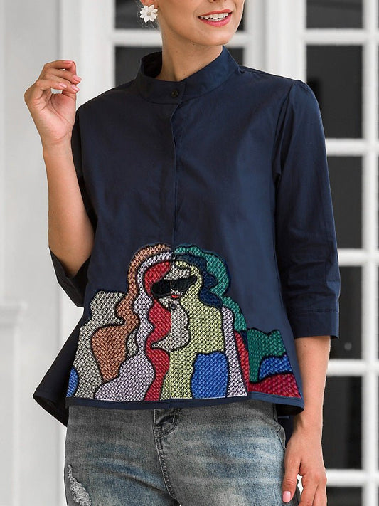 LD | Hippe, minimalistische blouse