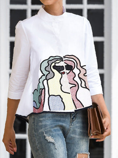 LD | Hippe, minimalistische blouse
