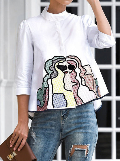 LD | Hippe, minimalistische blouse