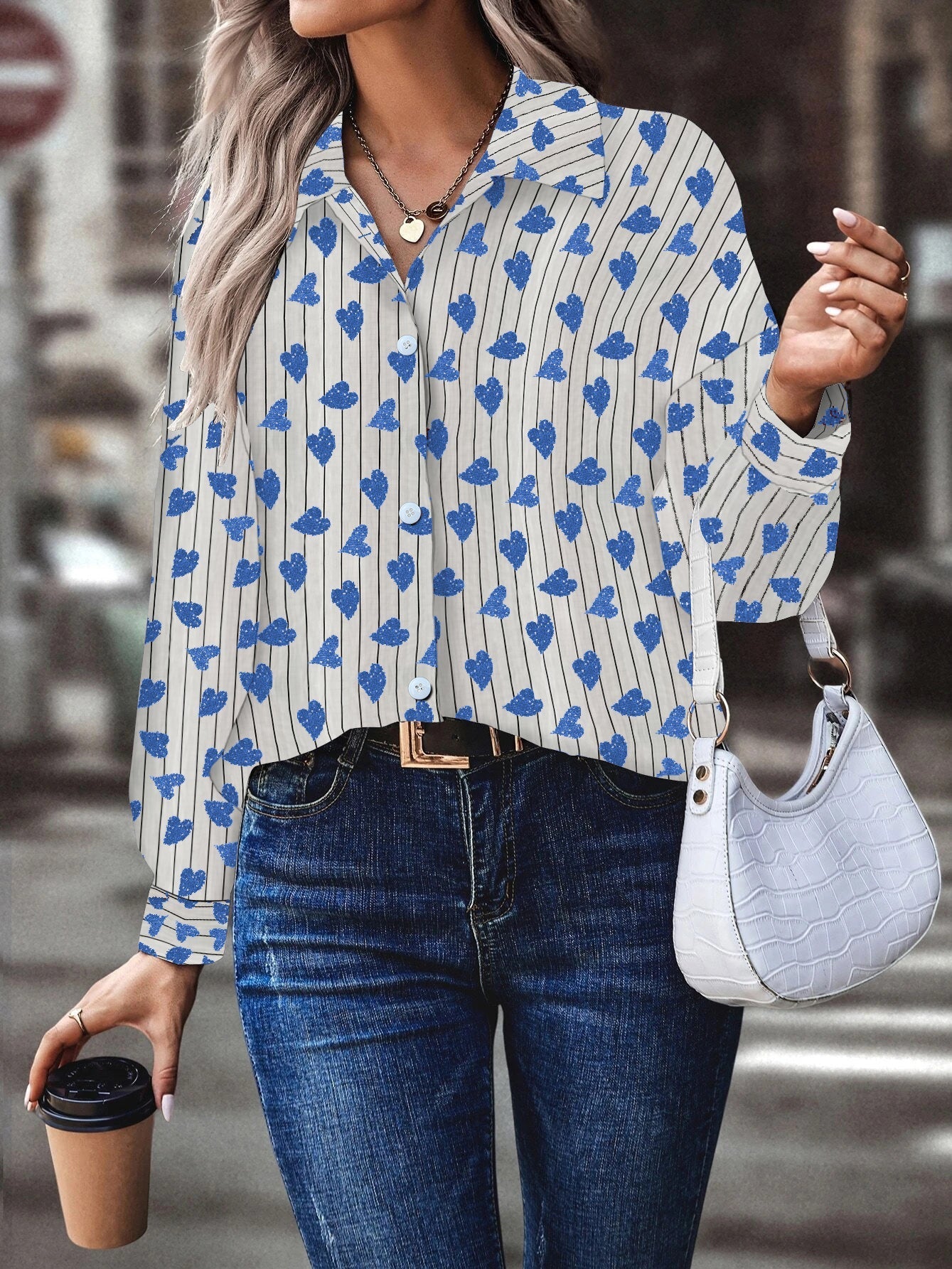 LD | Chique, loszittende winterblouse